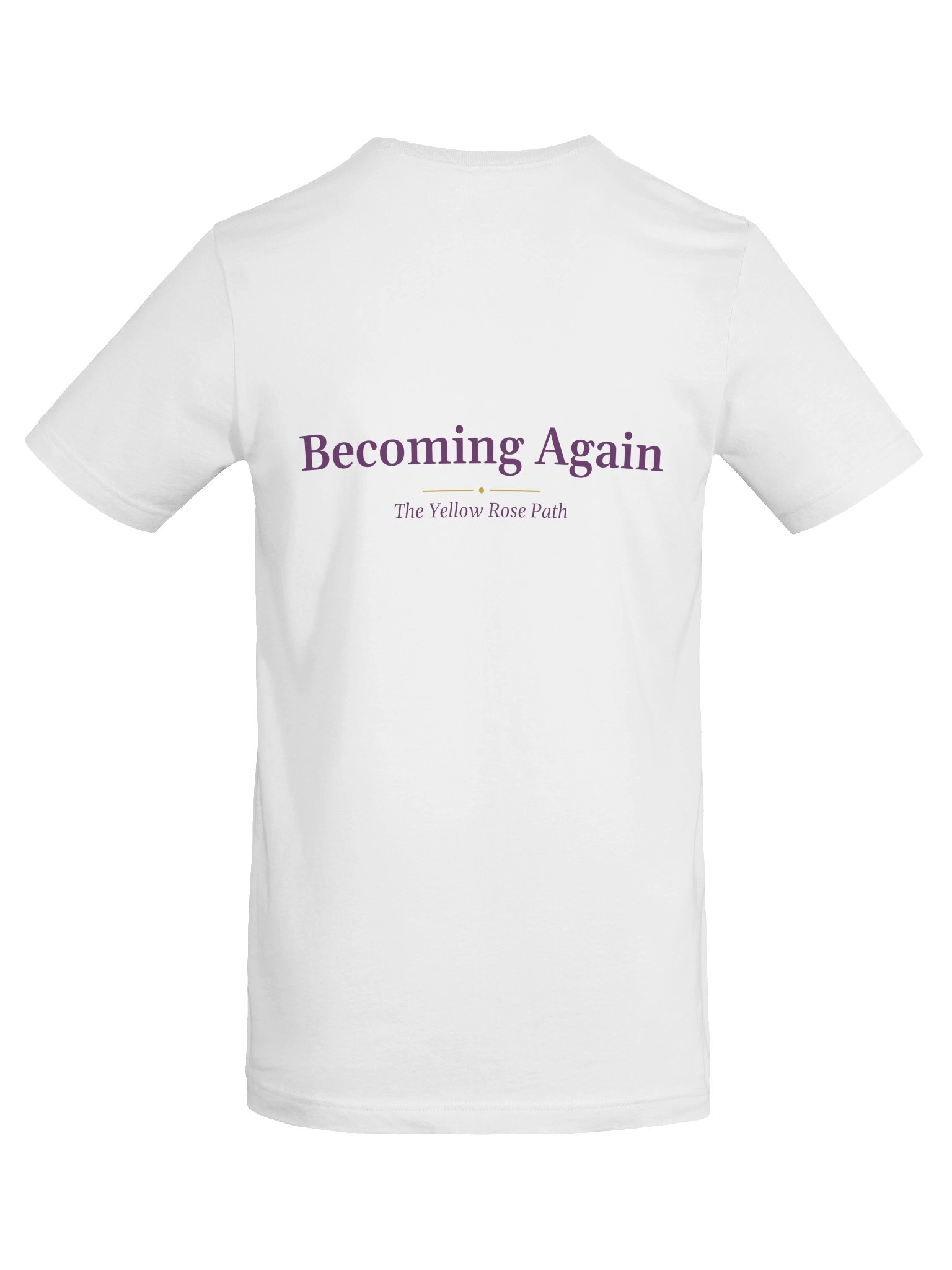 Becoming Again: Tee shirt product image (6)