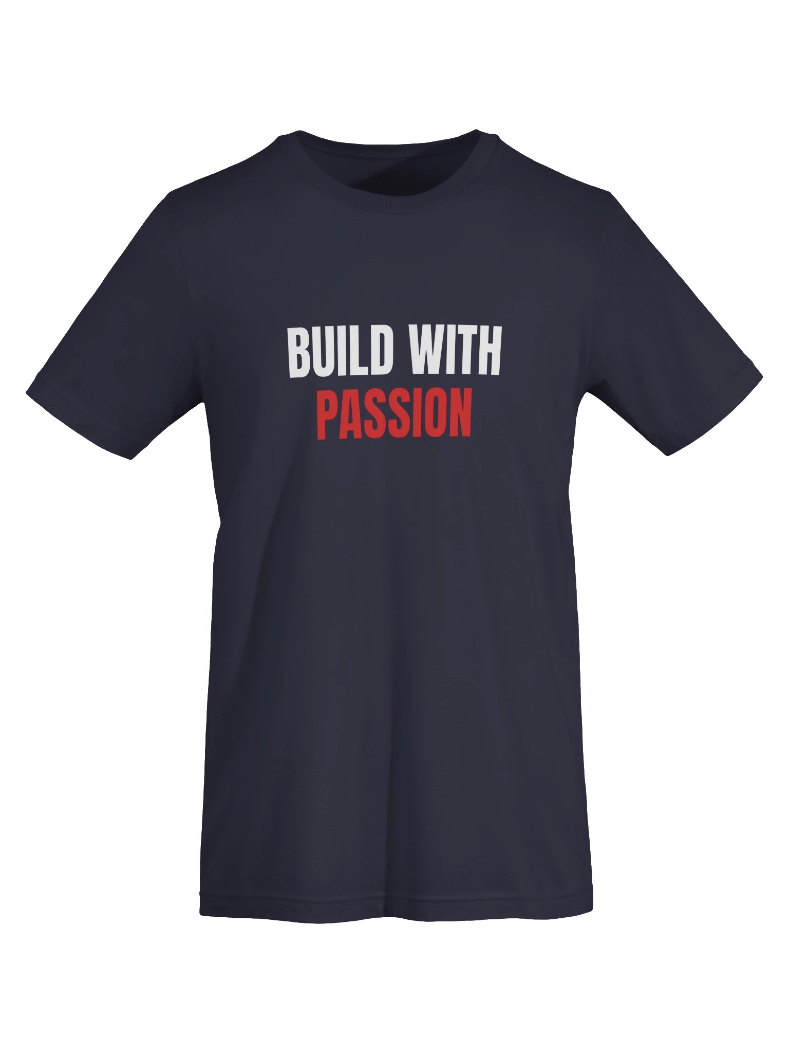 Build With Passion T-Shirt, Navy product image (5)