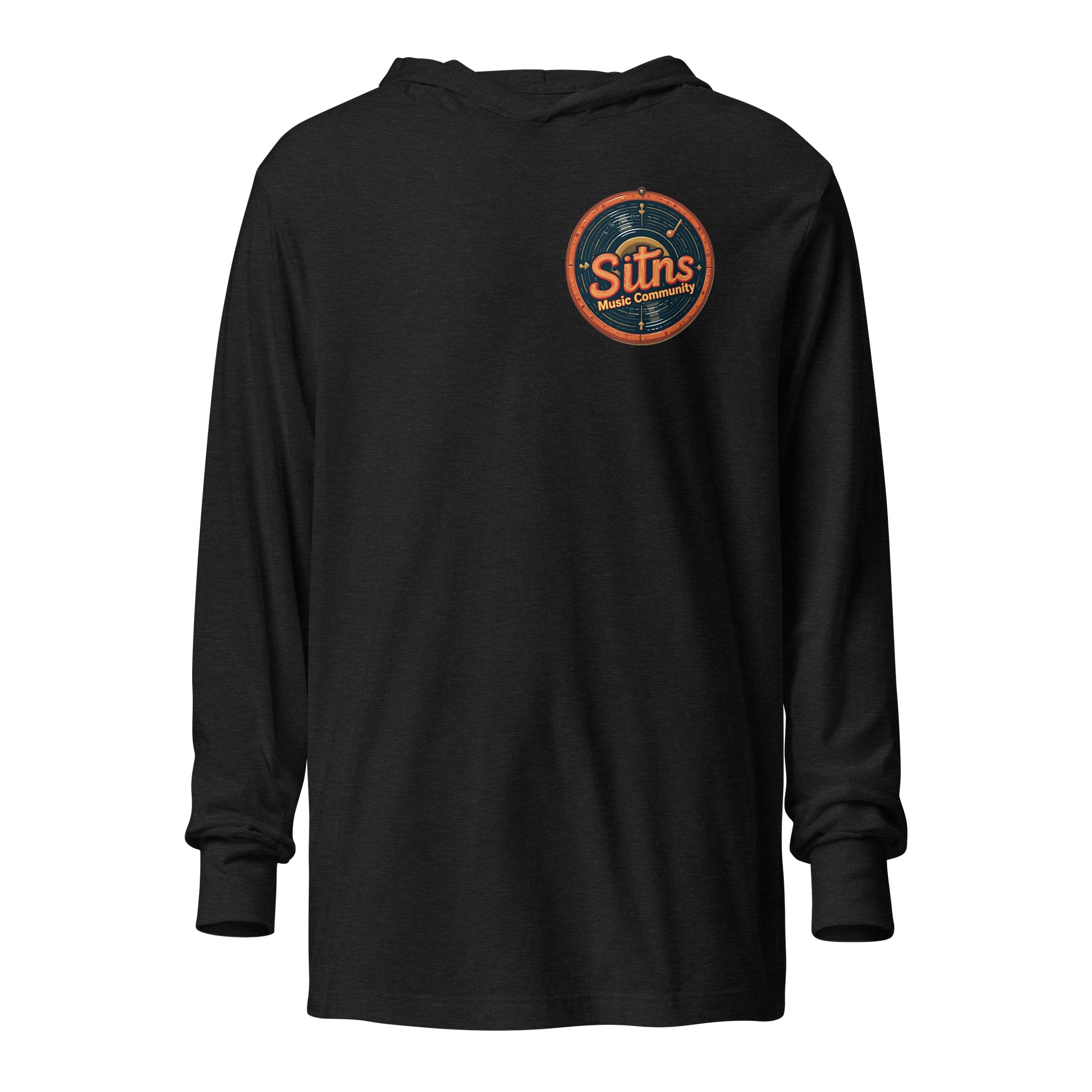 Sitns Vinyl Badge Hooded Tee product image (1)