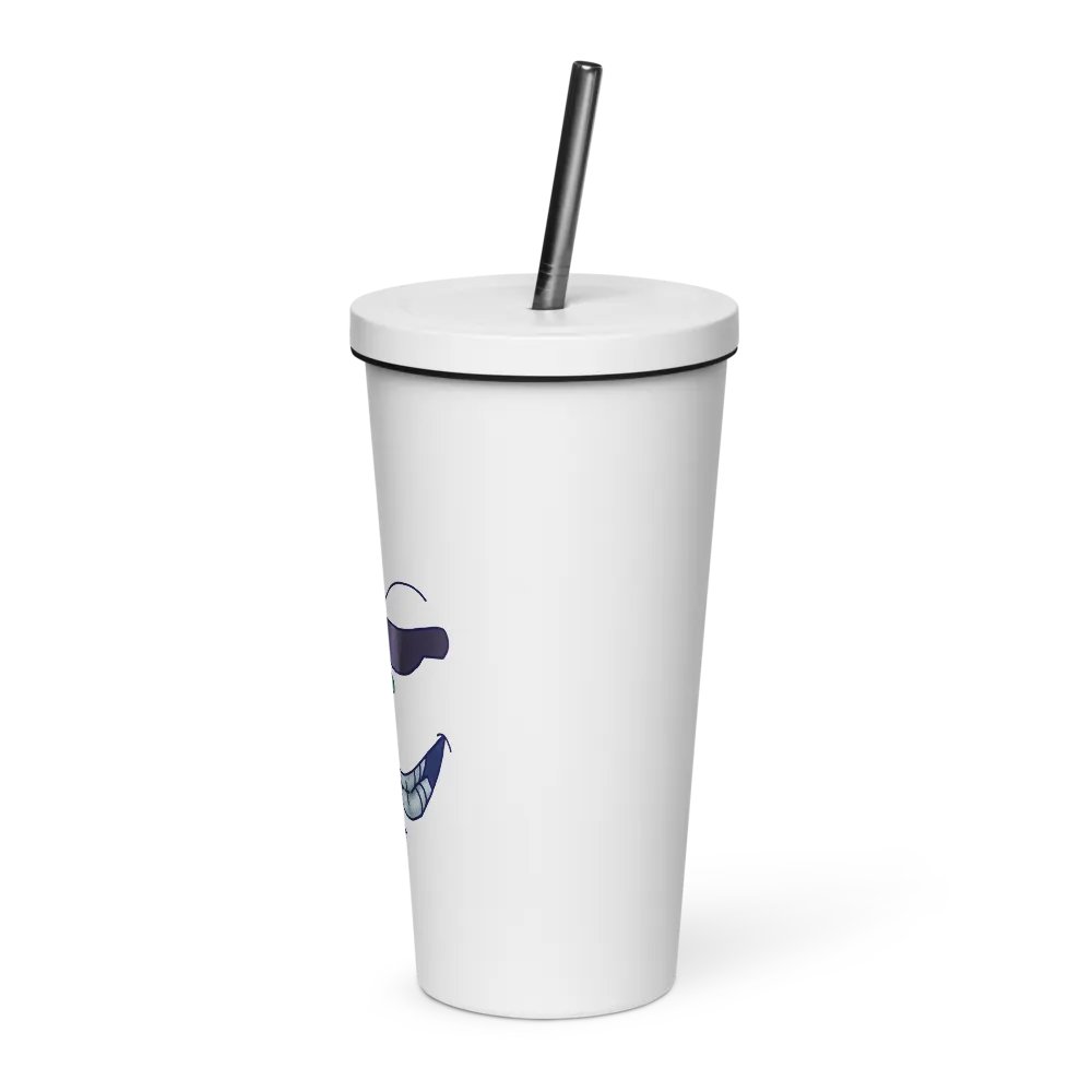 'Cweemy Face V2' - Tumbler With Straw product image (3)