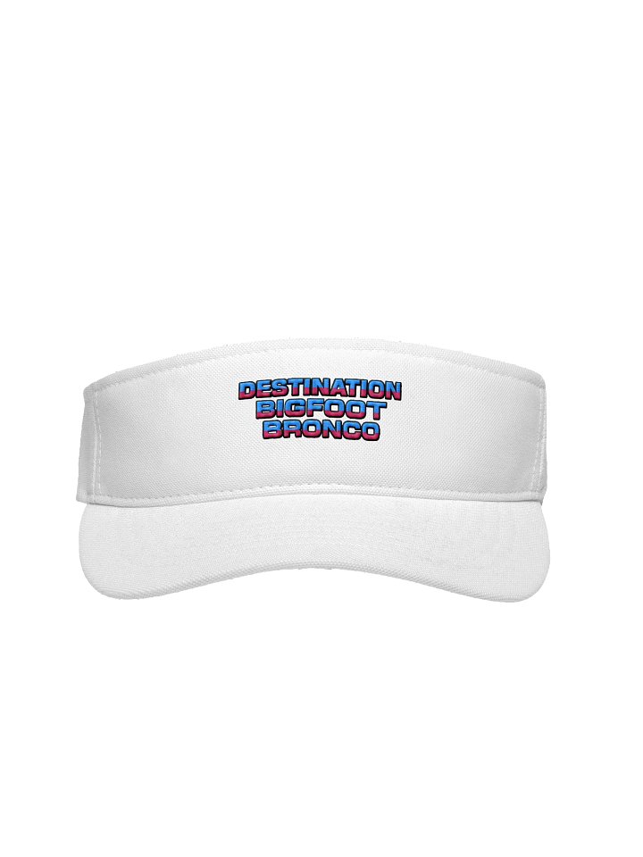 2025 Bronco Beach Bash Ocean City / Destination Bigfoot Bronco Collab | Full Send Flexfit Visor (Multiple Colors Available) product image (1)