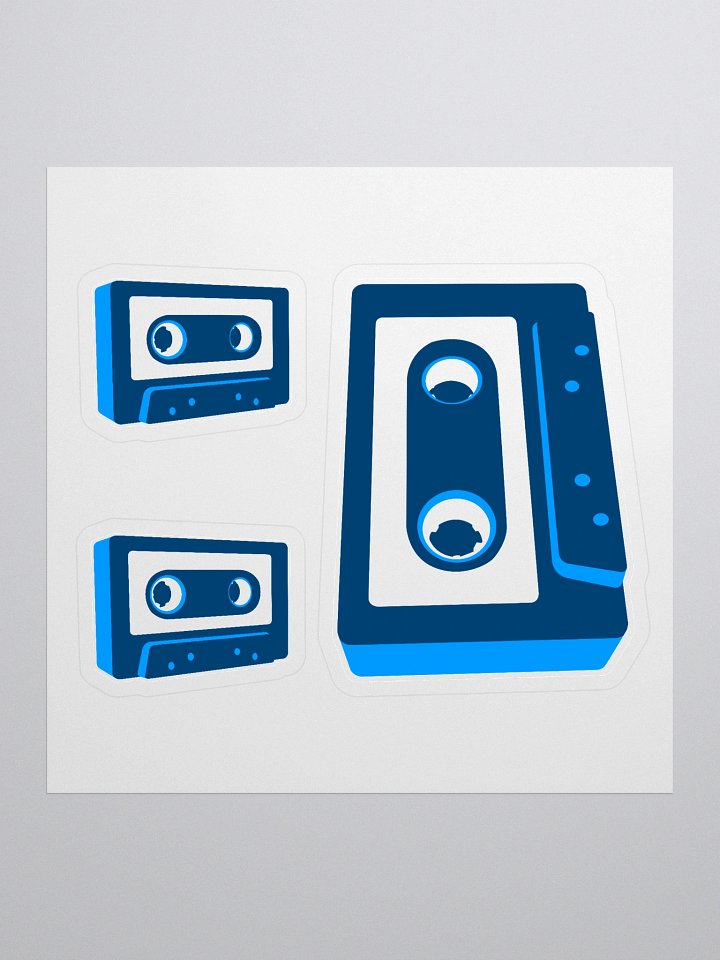 Sticker cassette 2 tailles product image (1)