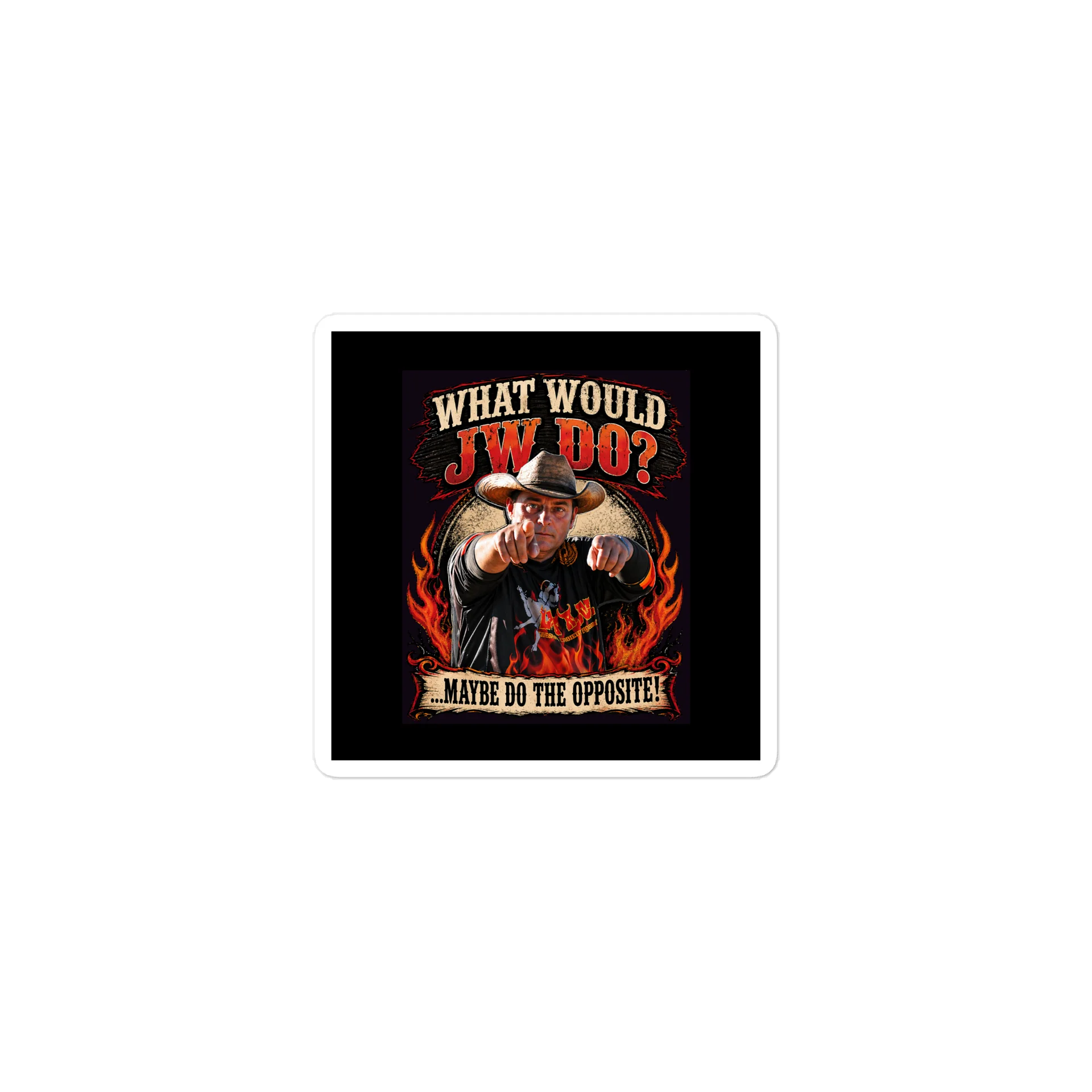 WWJWD? Sticker product image (1)