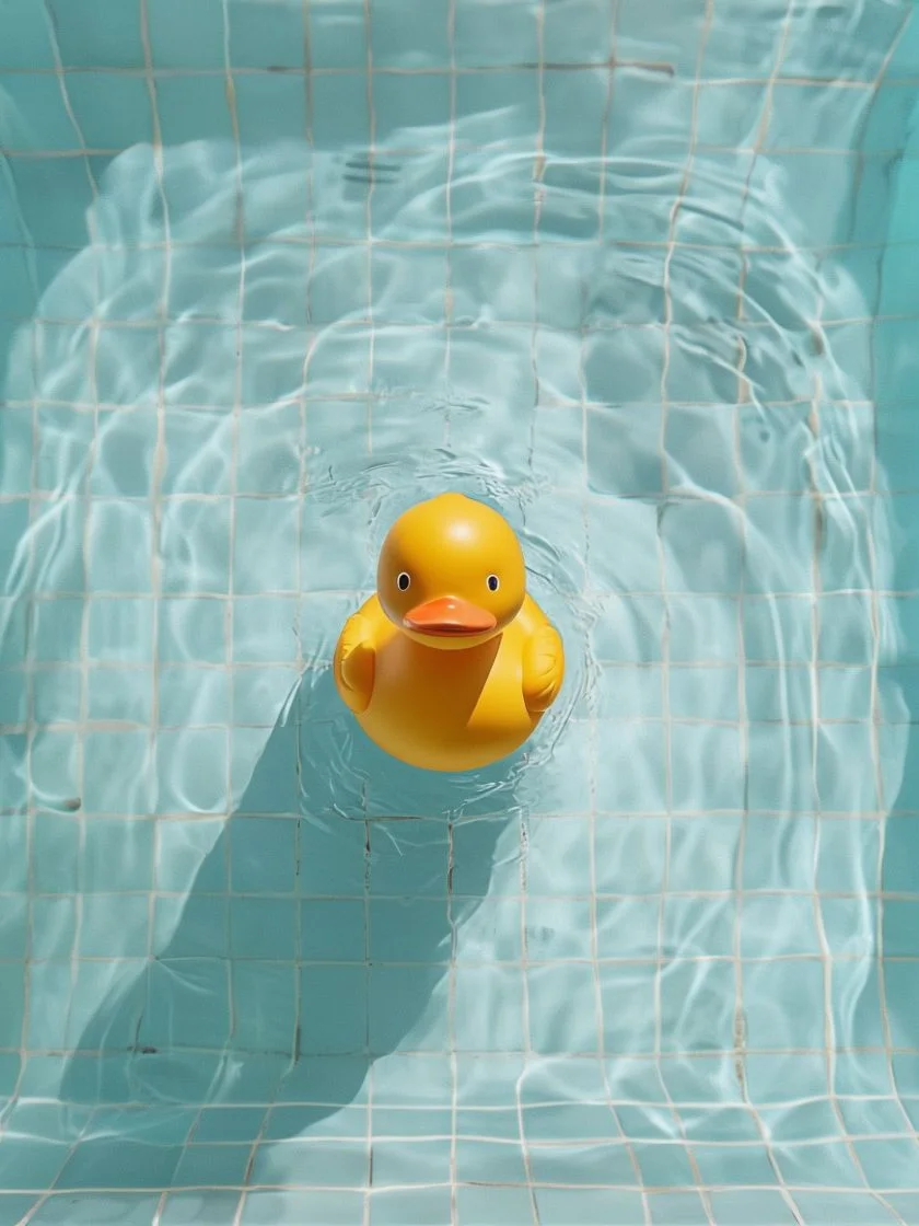 Quirky Rubber Duck Framed Poster product image (1)