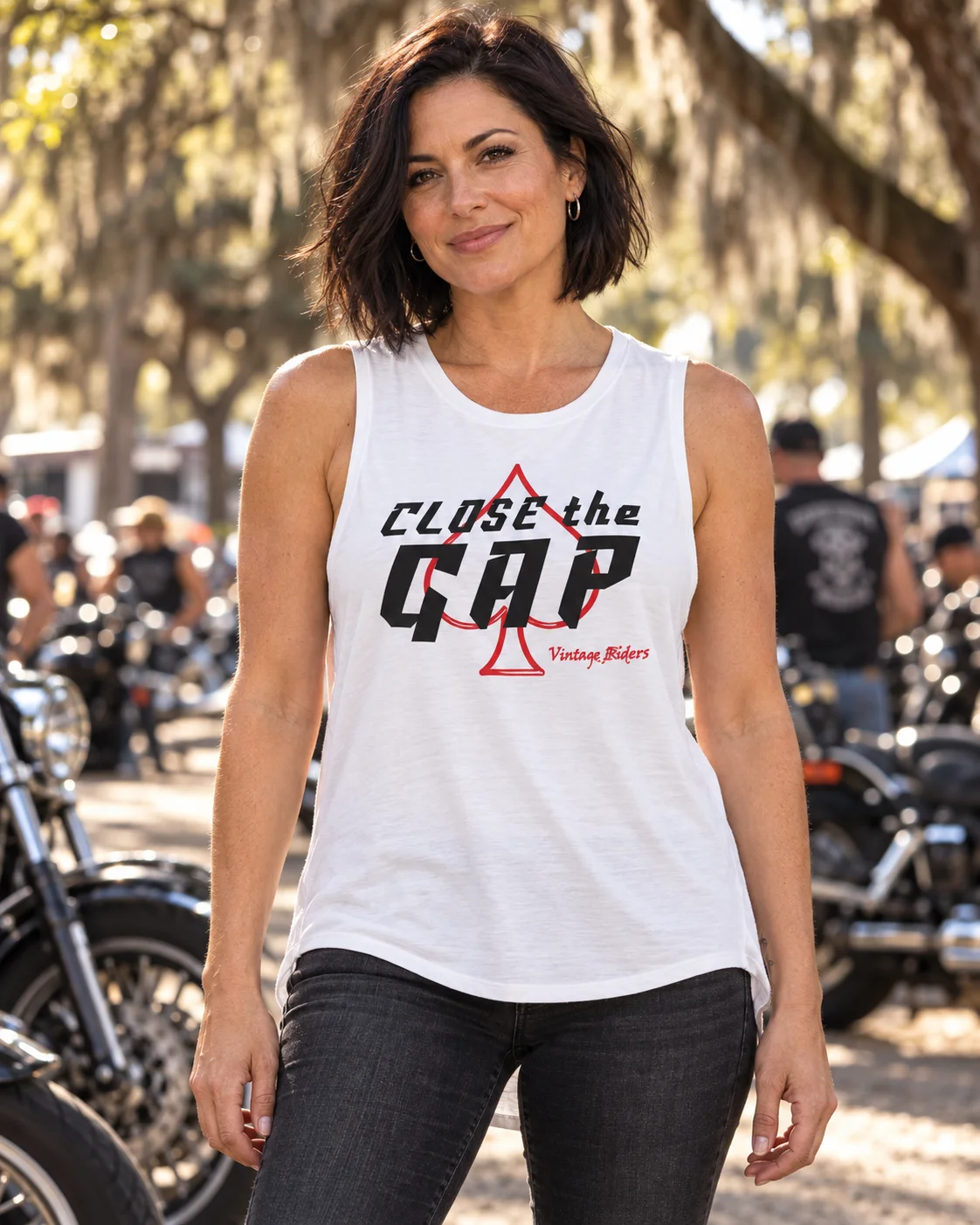 Close the Gap — Bella+Canvas Women's Flowy Muscle Tank product image (1)