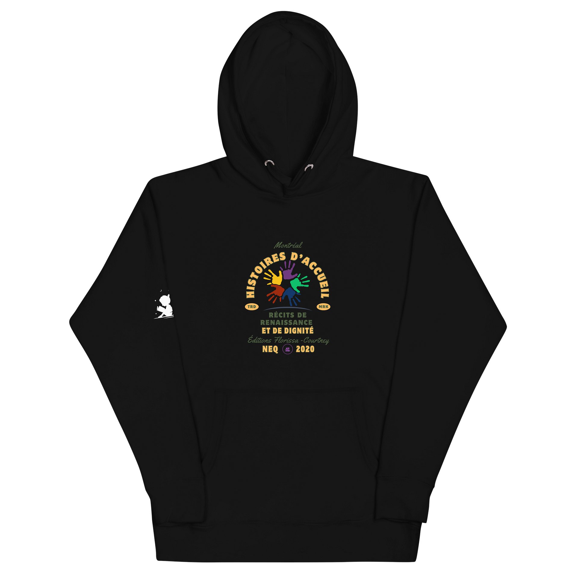 Histoires d’Accueil Handprint Emblem Hoodie product image (2)