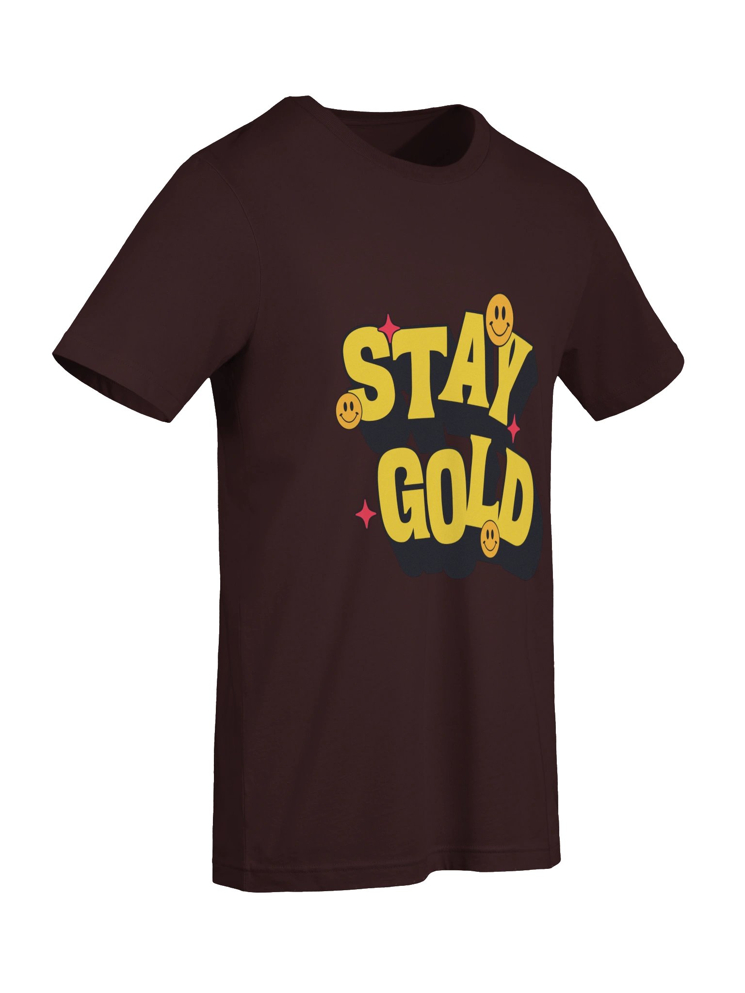 Stay Gold – Retro Positive Graphic T-Shirt product image (50)
