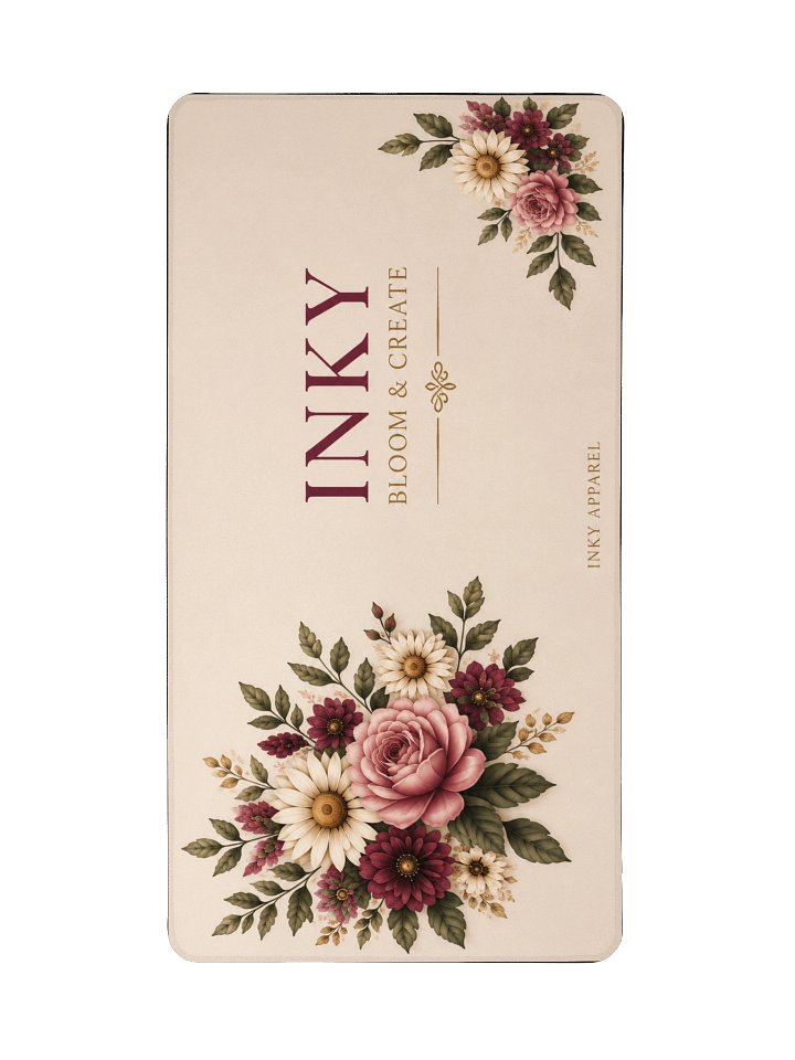 Inky Bloom Signature Desk Mat product image (2)