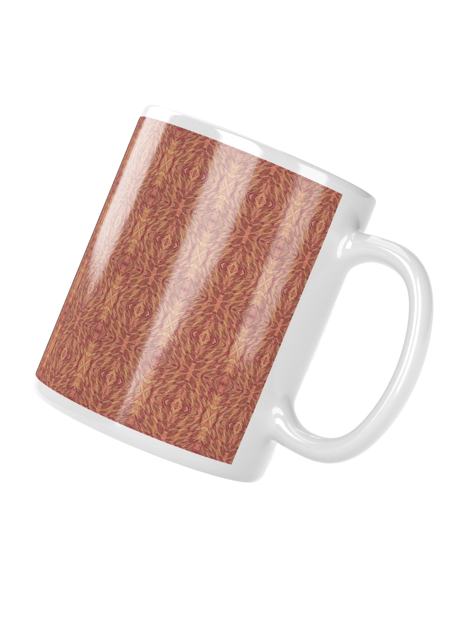Hearth Glow – White Glossy Mug product image (6)