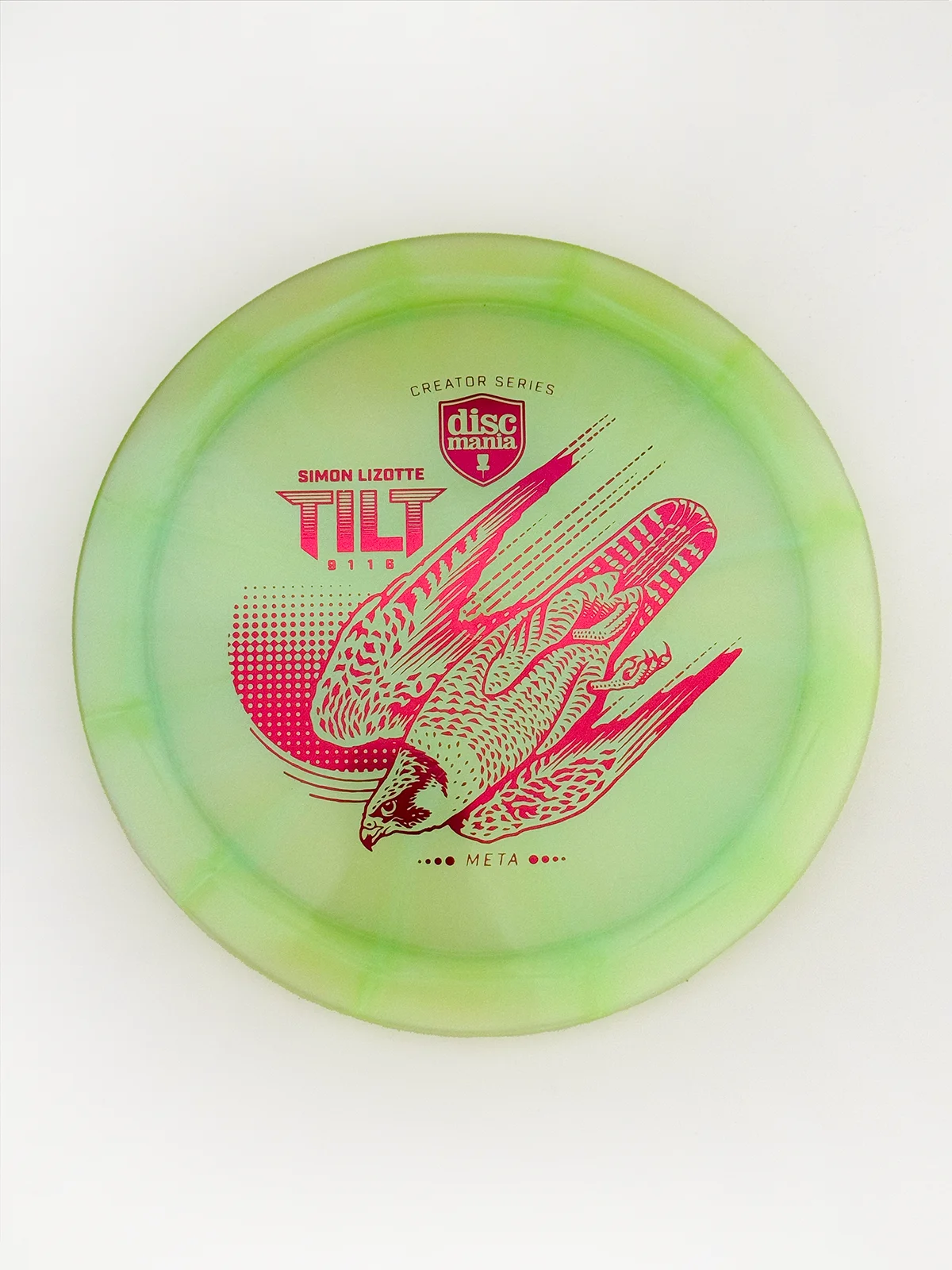 Discmania Meta Tilt – Simon Lizotte Creator Series; Light Green 174g product image (1)