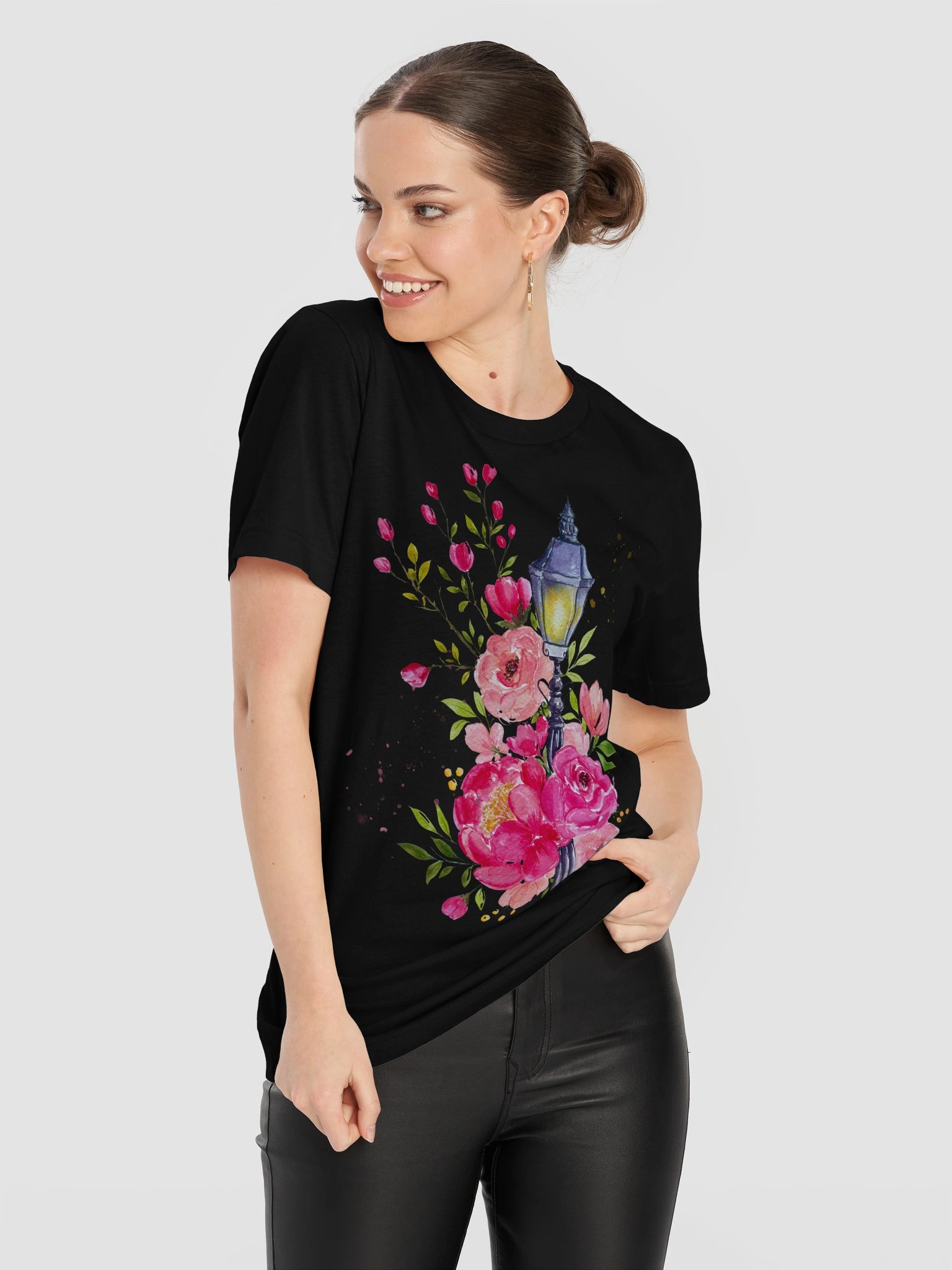 Floral Lantern Watercolor Tee product image (11)