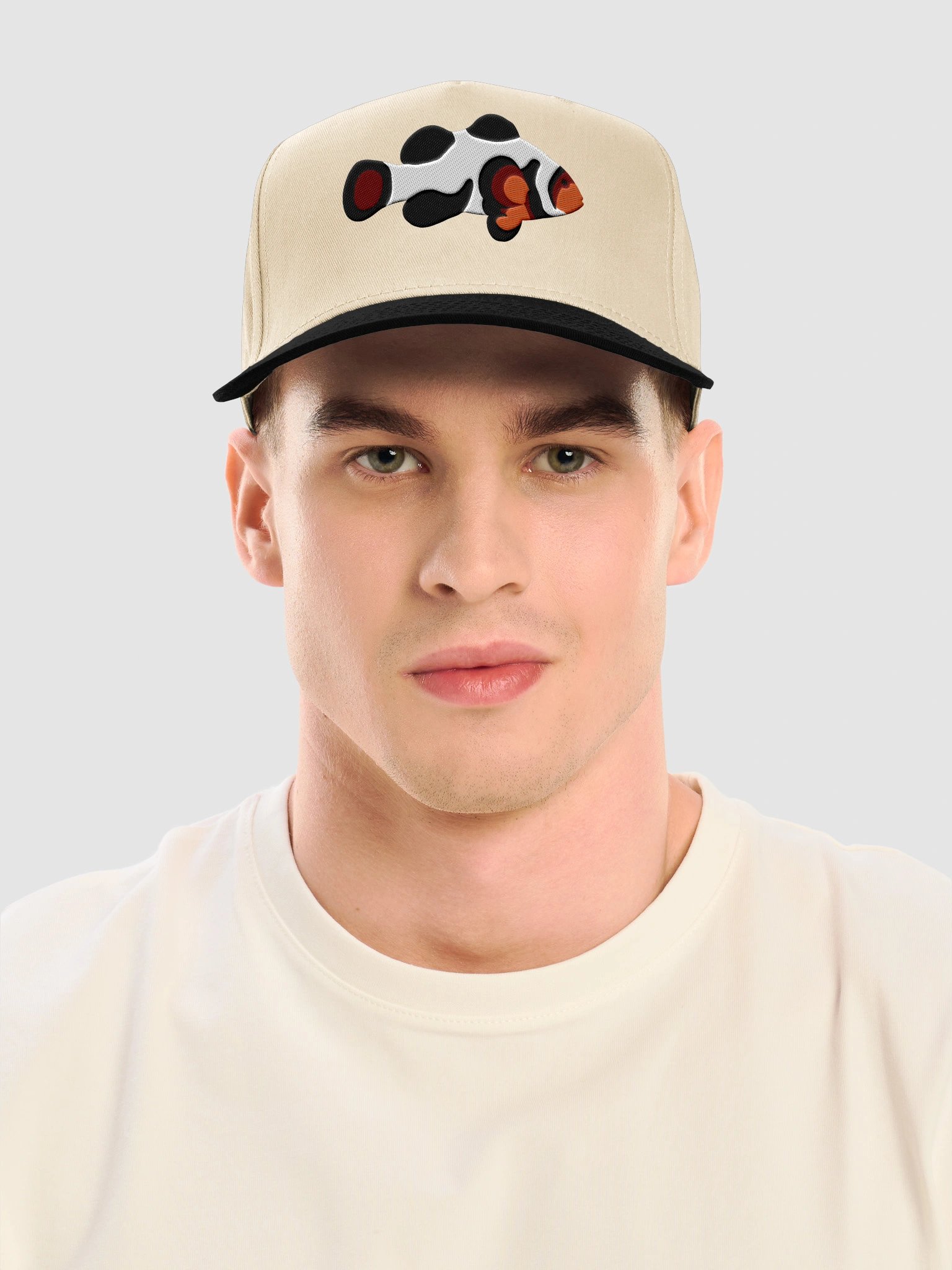 Da Vinci Clownfish Embroidered Baseball Cap | Clownfish Hat for Saltwater Aquarium Lovers product image (2)