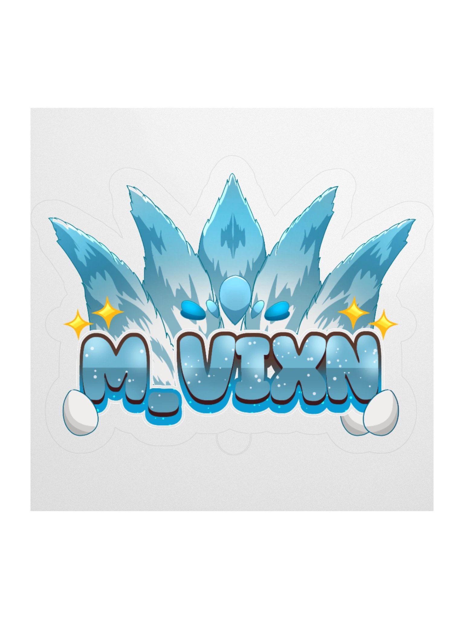 5 Tailed Sticker product image (2)