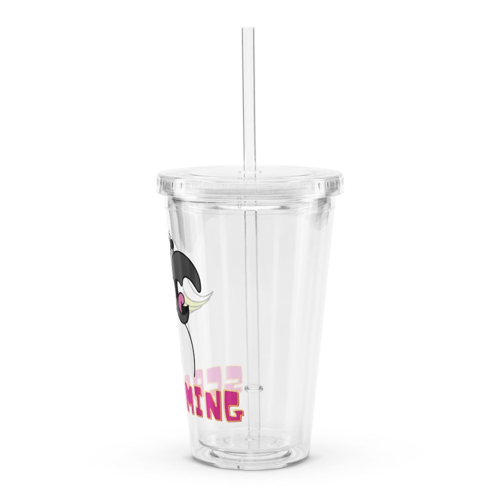 Screaming Cockatoo Clear Plastic Tumbler product image (4)