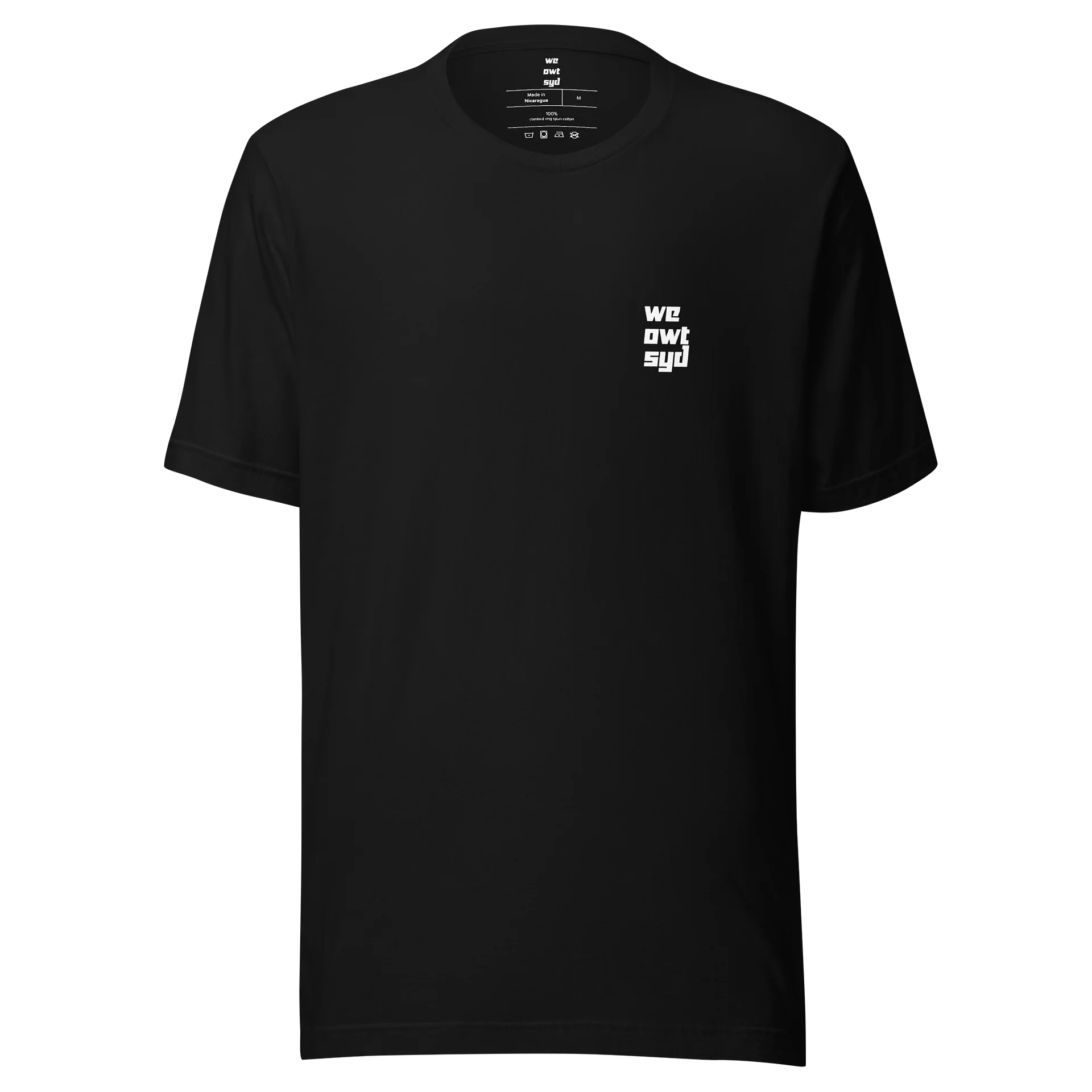 WeOwtsyd Premium T-Shirt - Chest Logo - Black product image (1)