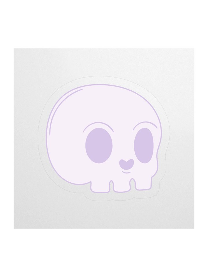 Queer Stoic Skull Sticker product image (2)