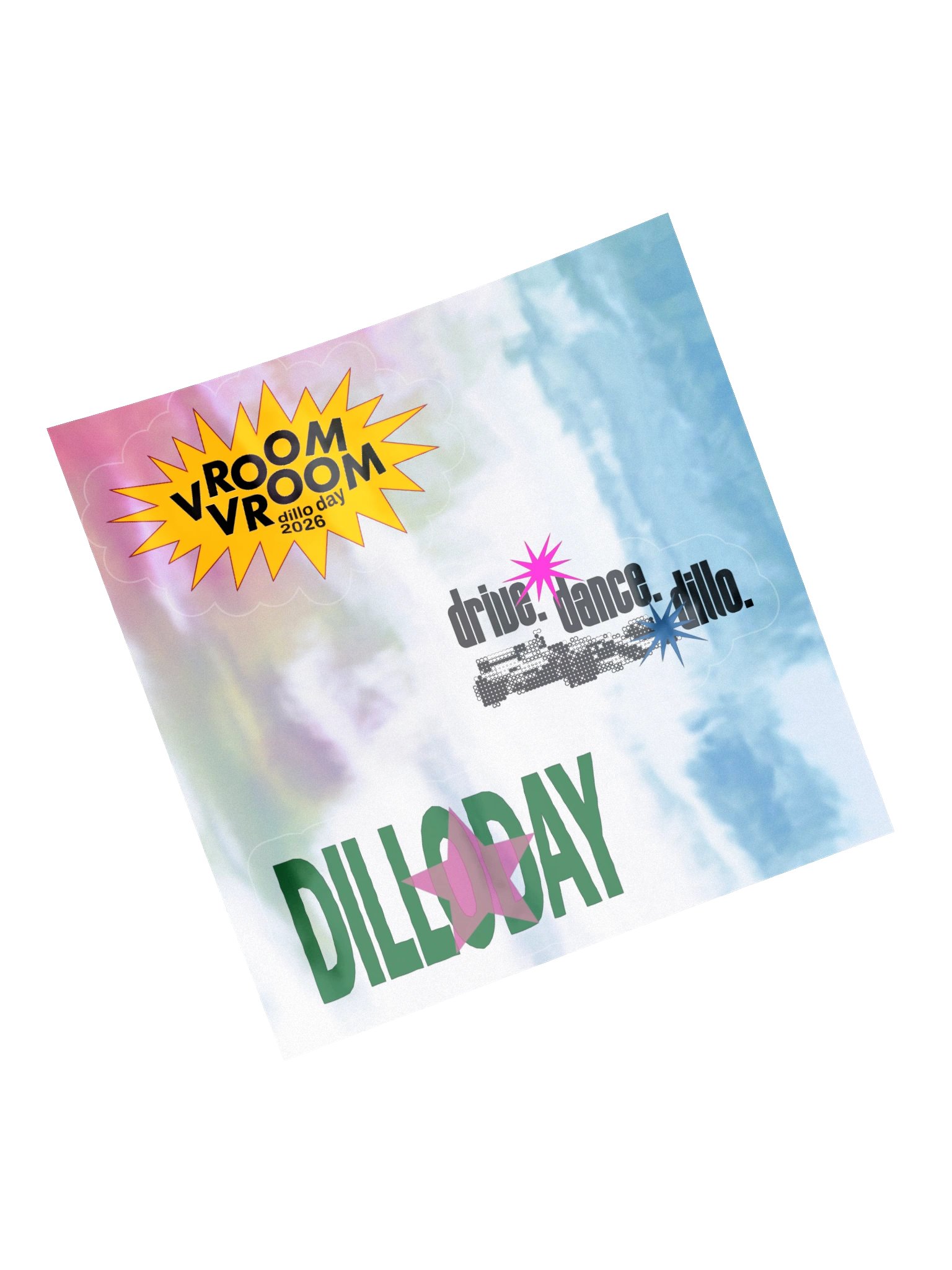 Dillo 54 Holographic Sticker Sheet (Mayfest Productions Member Discount) product image (5)