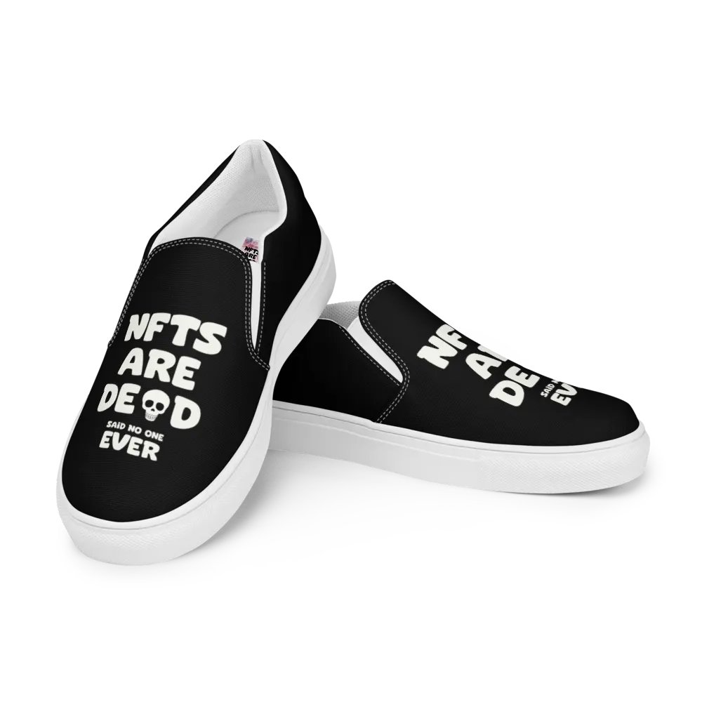 NFTS ARE DEAD SAID NO ONE EVER SLIP-ONS product image (5)
