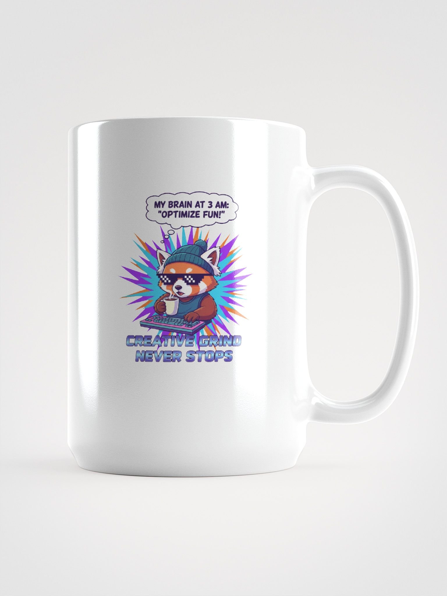 Optimize Fun Red Panda Mug product image (1)