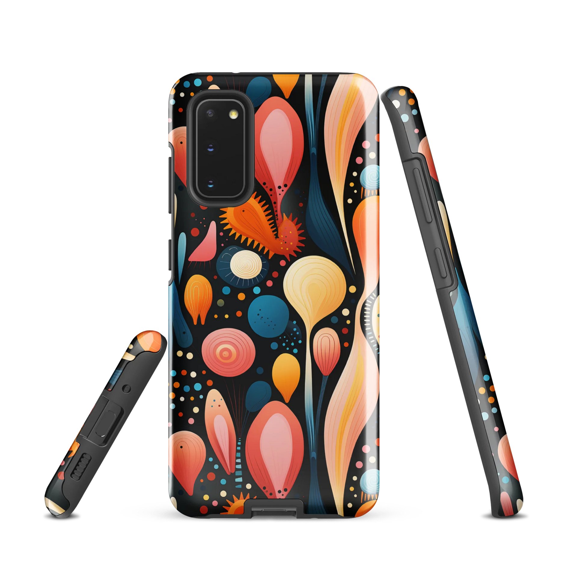 Cosmic Bloom Tough Samsung® S20 S21, S22, S23, S24, S25, Plus, Ultra Cases. product image (1)