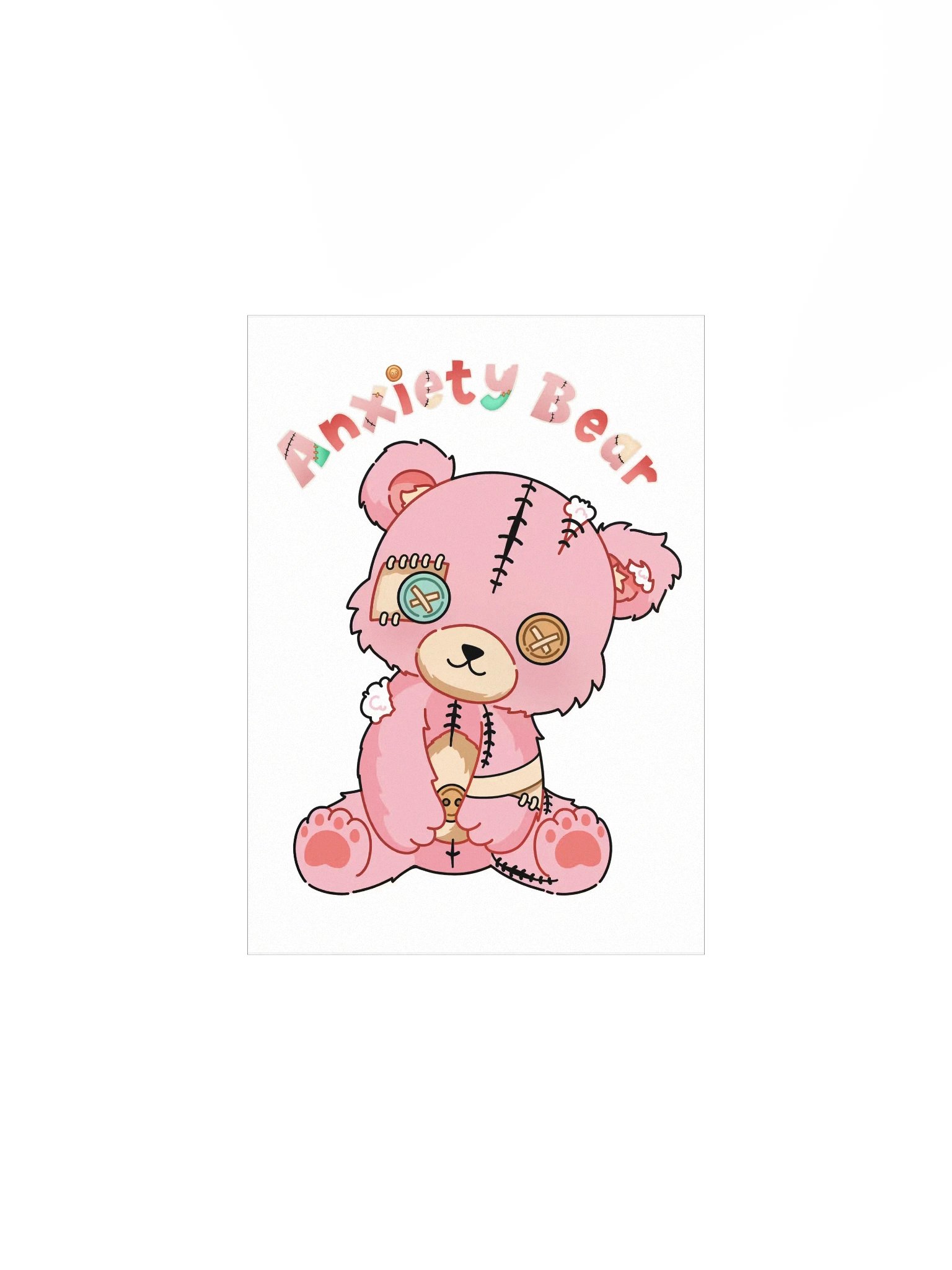 Anxiety Bear Poster product image (7)