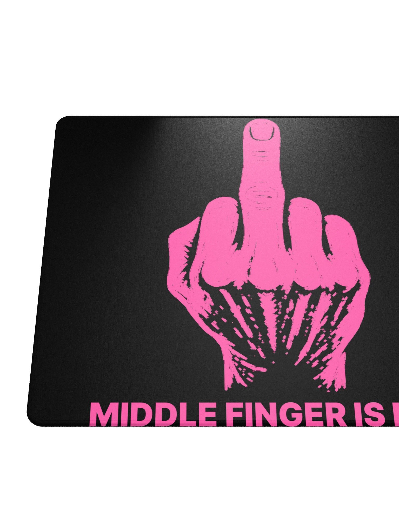 No ShopCo | Gaming Mouse Pad - Pink on Black product image (6)