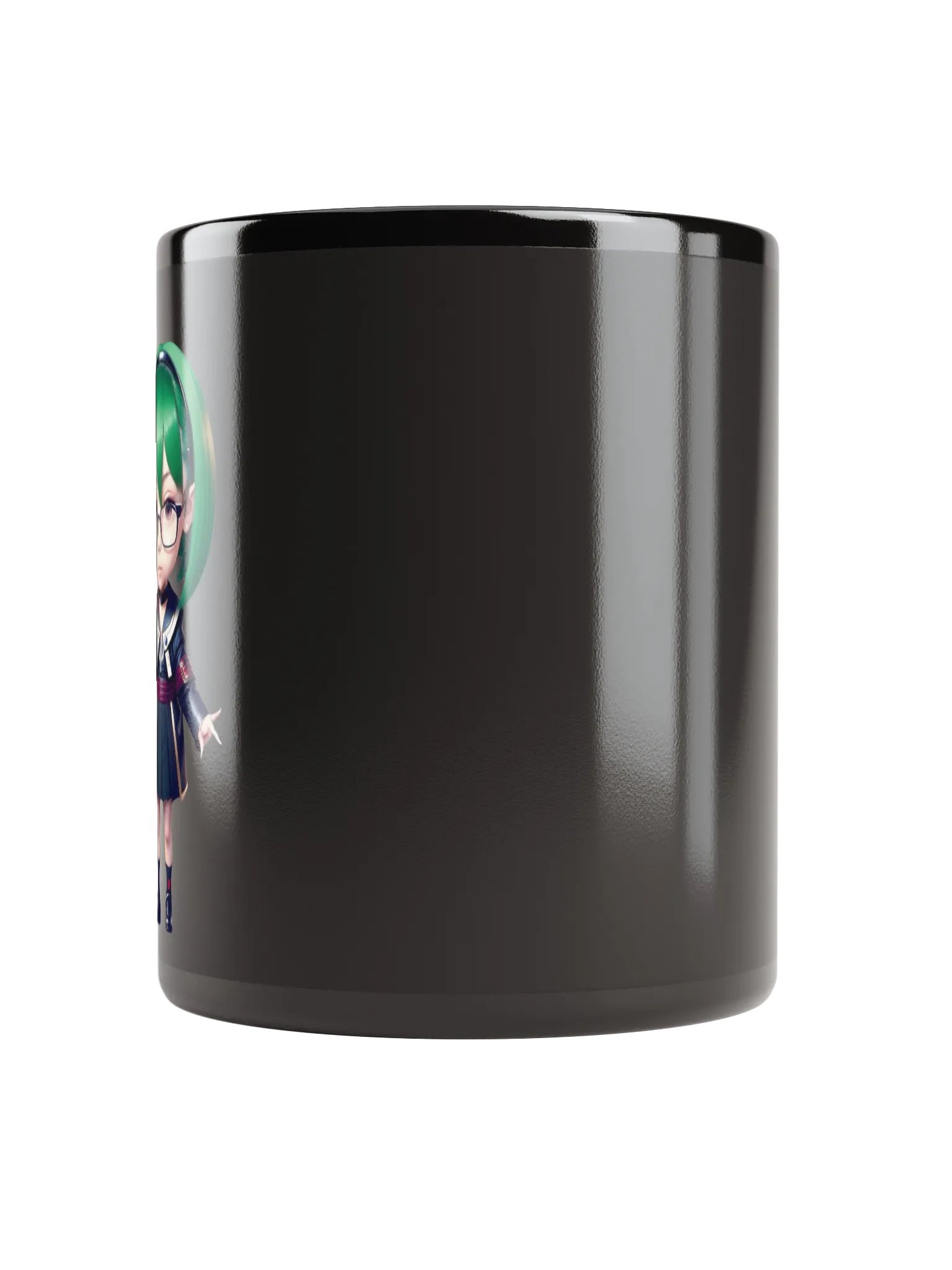 (GREEN CHIBI) K Black Mug product image (5)