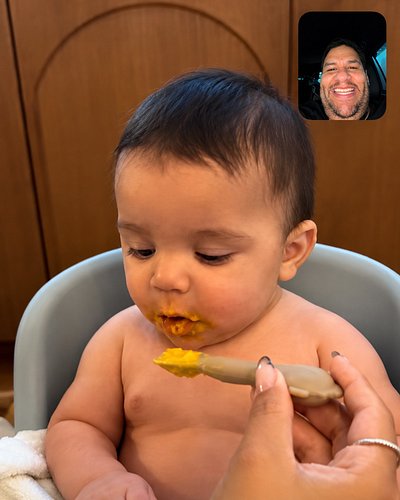Last night on FaceTime, I got to watch my grandson Gianni enjoying homemade sweet potato purée made with love by my daughter-...