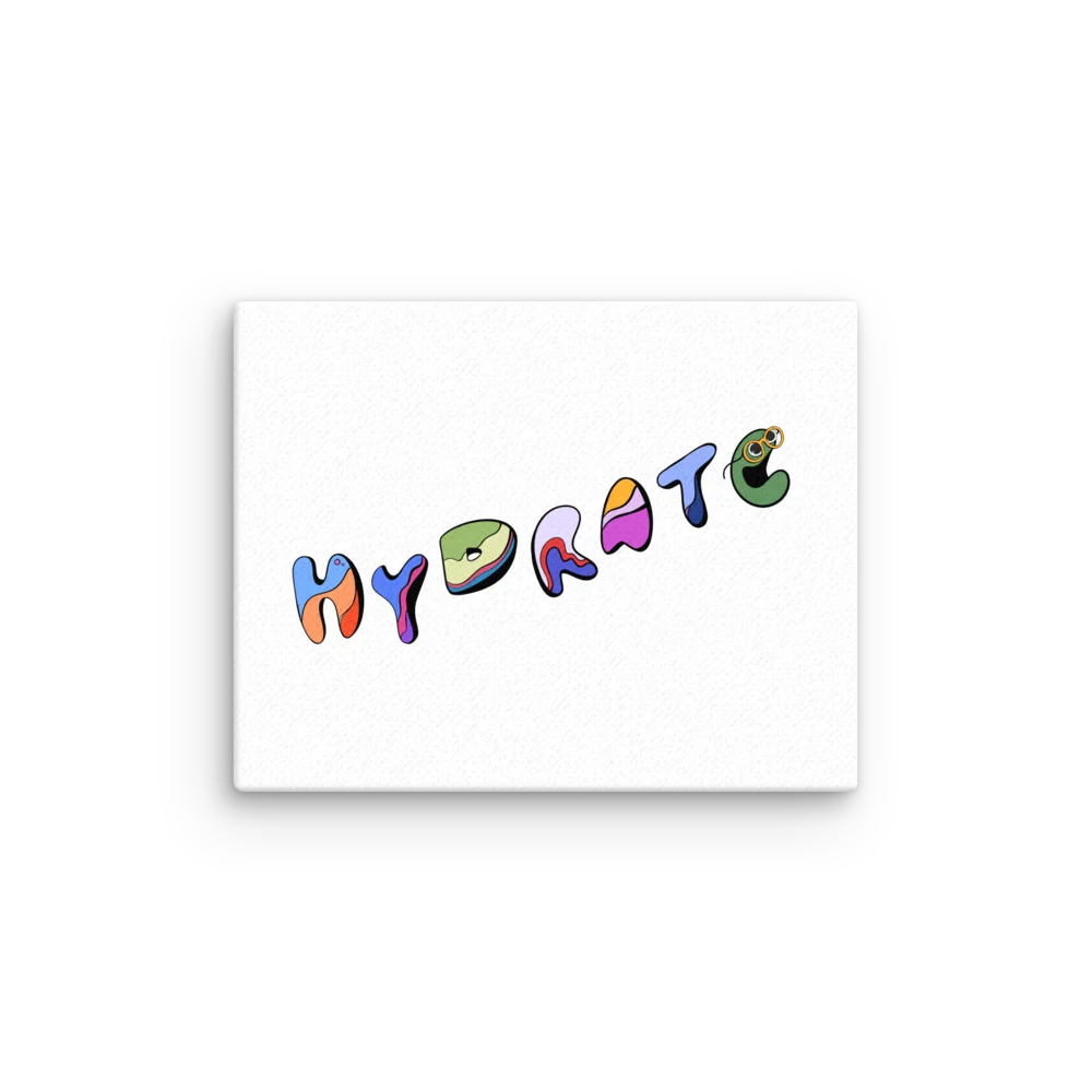 HYDRATE / Canvas Print product image (2)