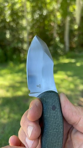 AriesEDC Tobico AEB-L and Juniper green Jute Micarta.  This and 5 others will be available sometime in August on my Etsy Stor...
