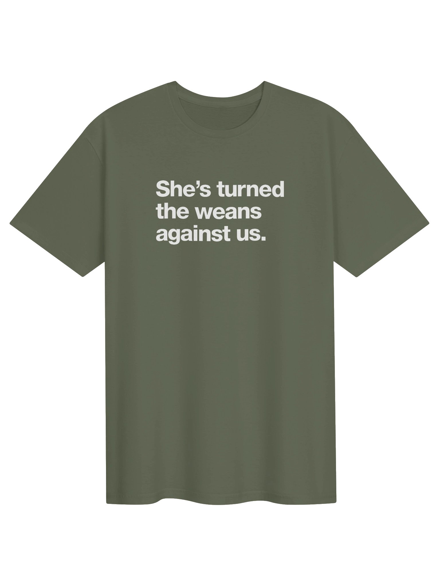 She's Turned The Weans Against Us T-Shirt product image (33)