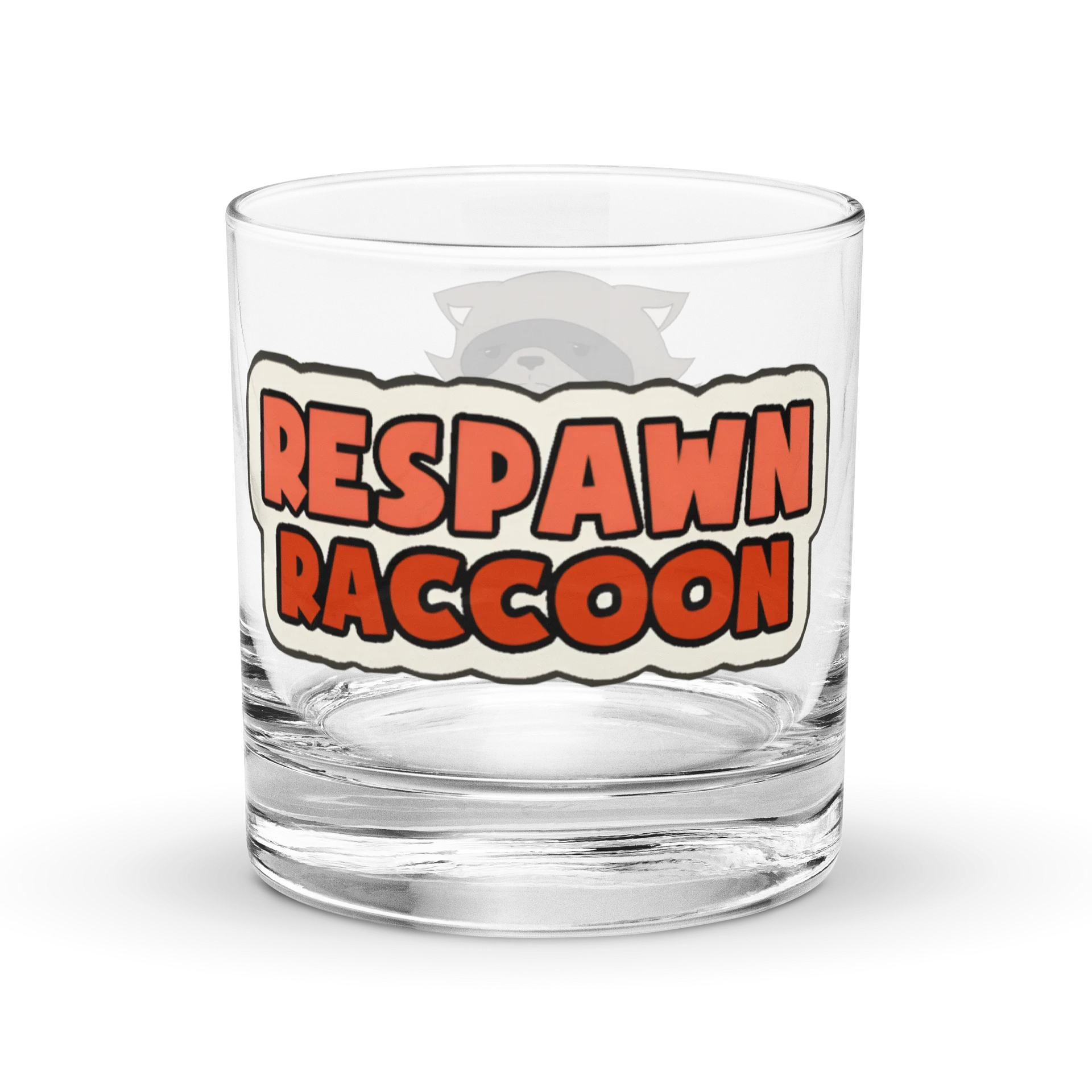 RespawnRaccoon's Middle Finger Rocks Glass product image (2)
