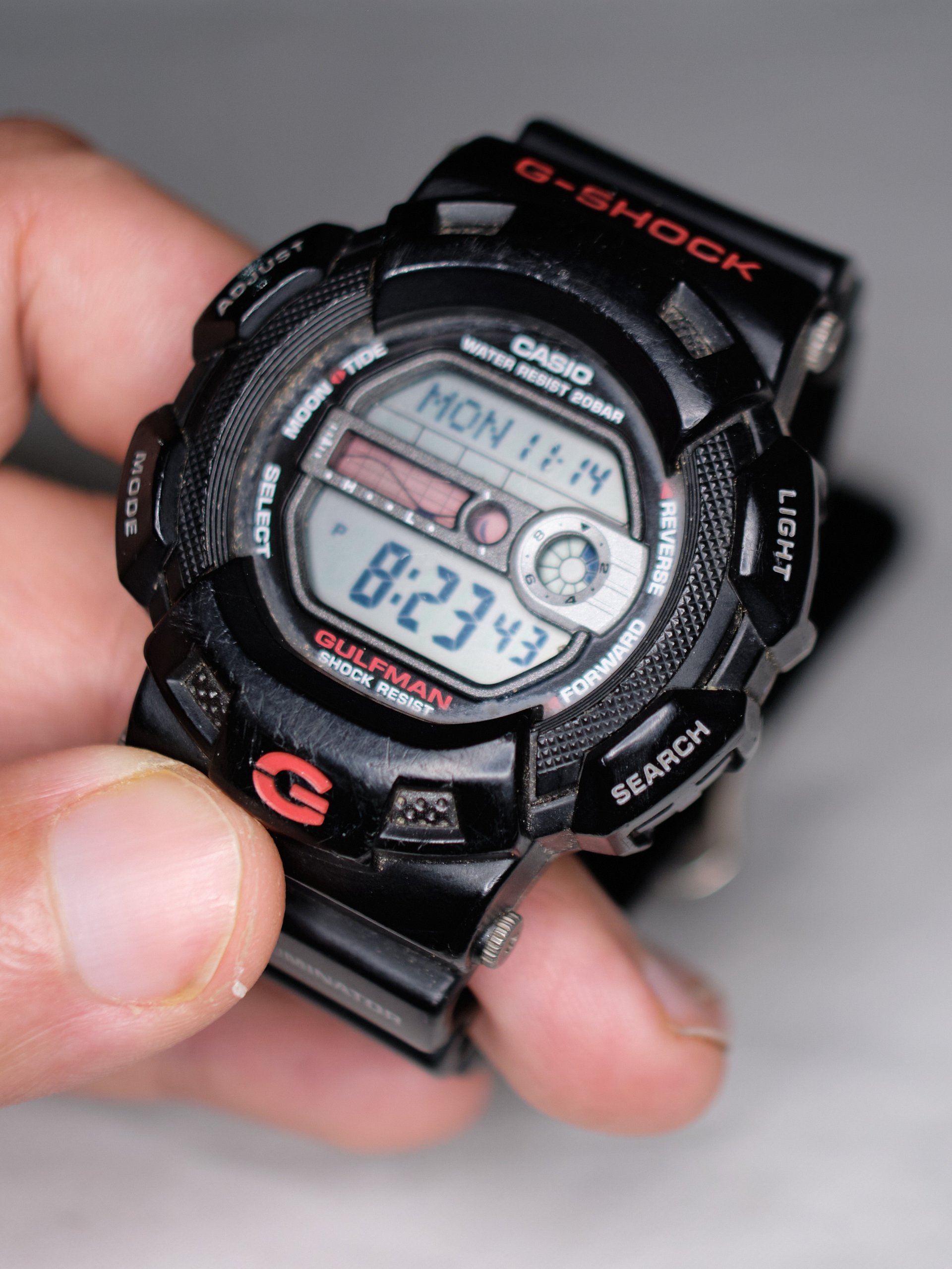 Casio G-Shock G-9100 Gulfman | Tide & Moon Graph | Clean Condition product image (4)