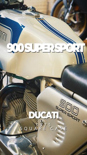 I managed to film one of 246 1975 Ducati Square Case 900 Super Sports in Sydney. This was the model that made Mike Hailwood t...