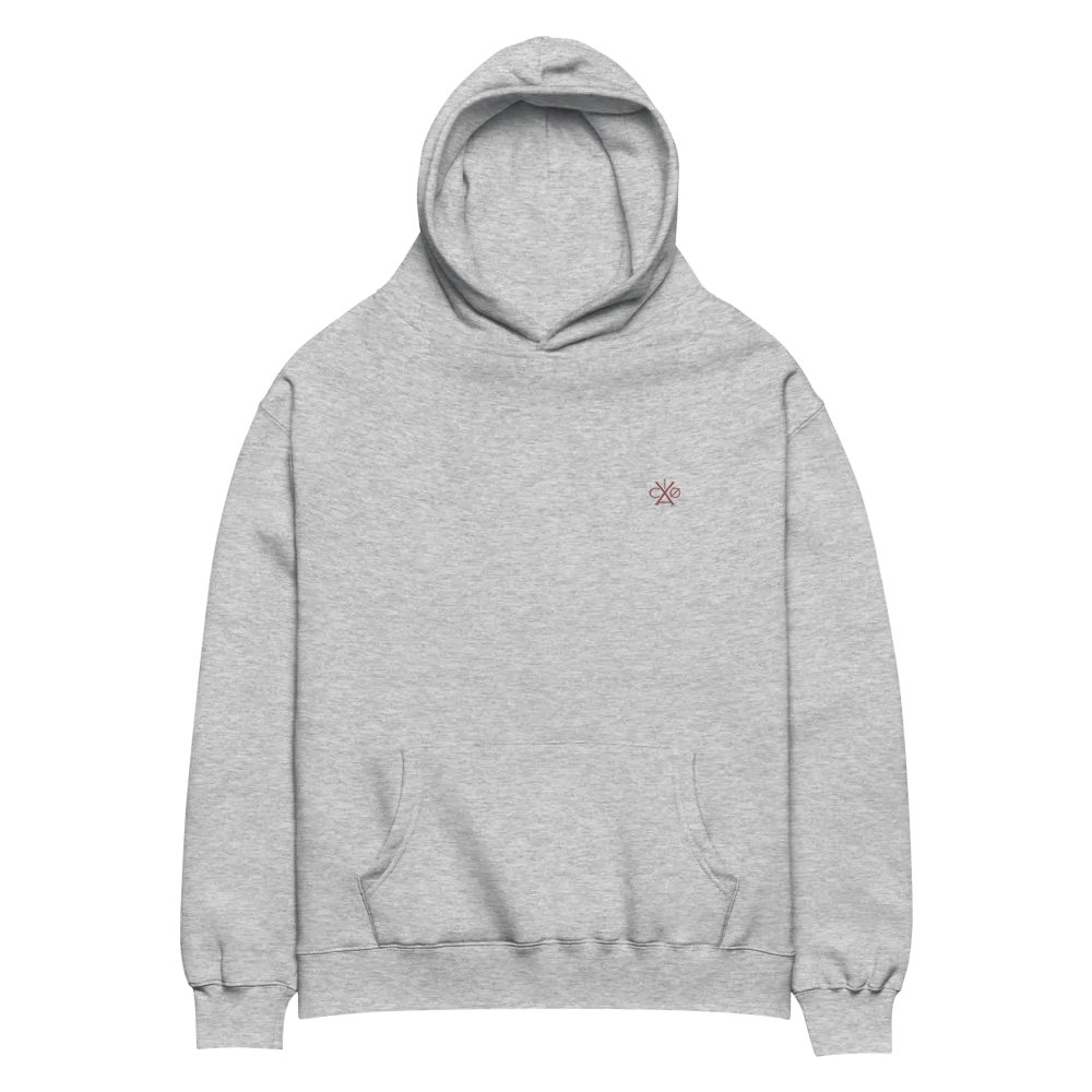 VACIO Grafitti {NULL} Logo Relaxed Fit Hoodie (RED) product image (3)