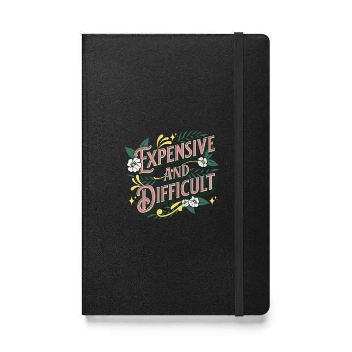 Expensive And Difficult Hardcover Bound Notebook product image (1)