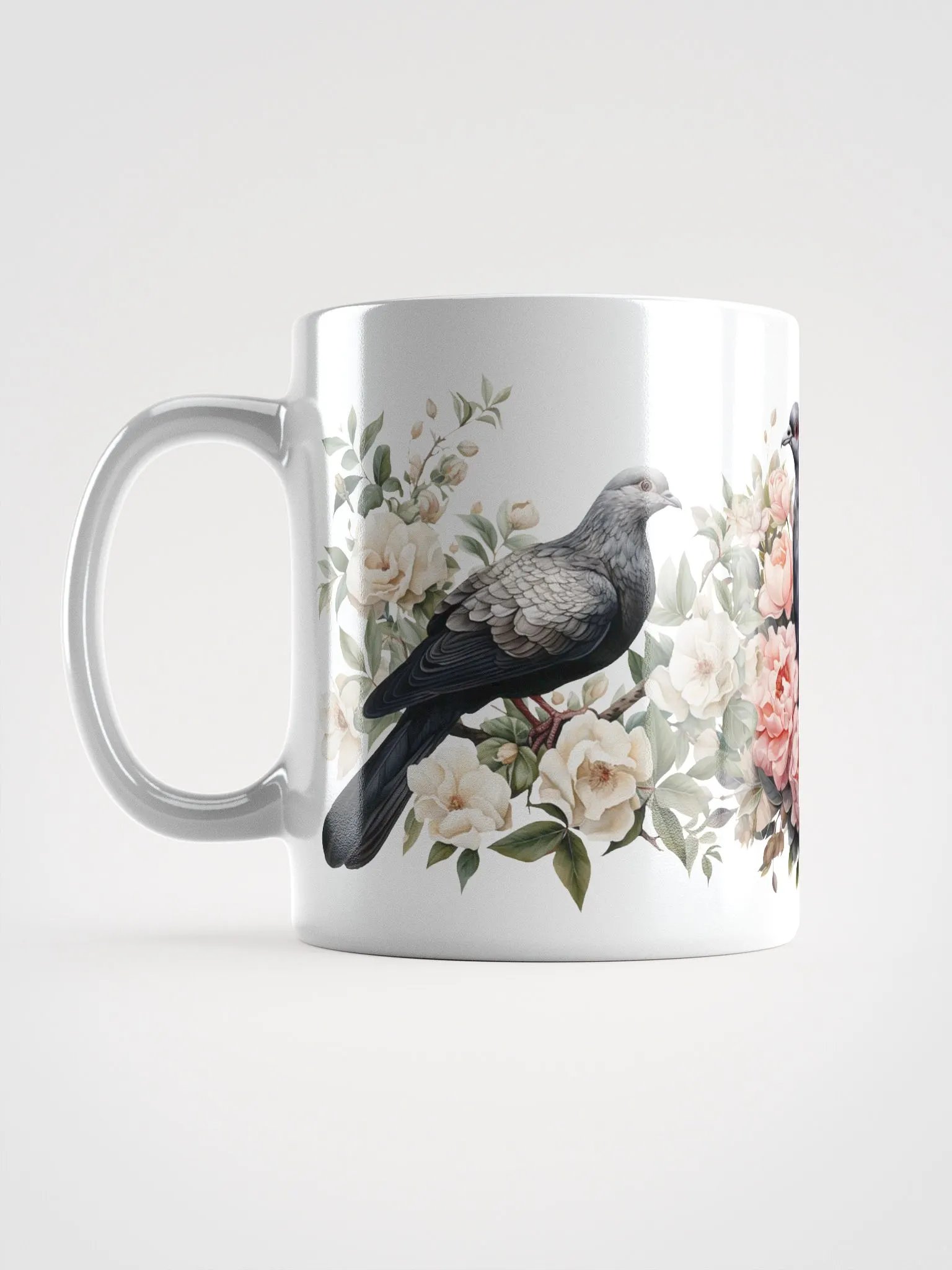 Pigeon Haven White Glossy Mug product image (3)