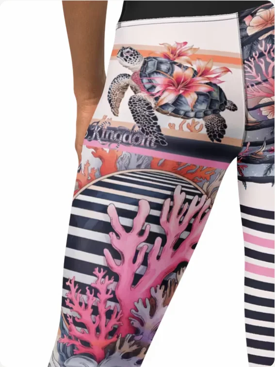 Marine Sunset-yoga leggings product image (9)