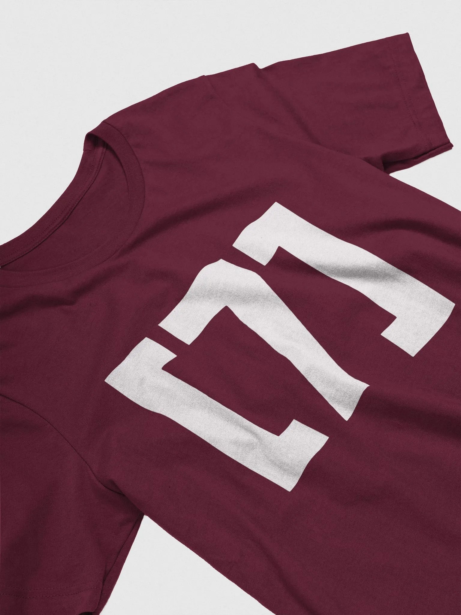 ASolid[7] Logo Plain Tee Shirt product image (1)