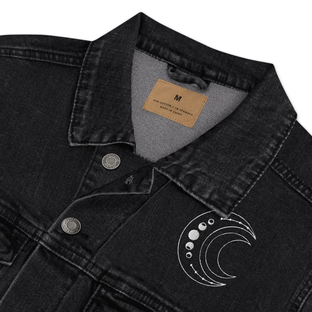 Denim Jacket Embroidered Logo product image (7)