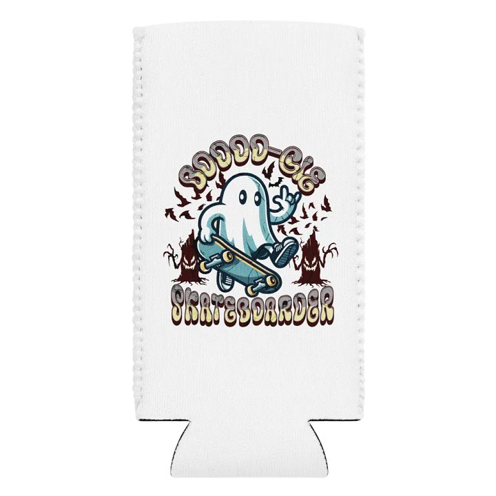 Boooo-gie Skateboarder Spooky Skater Can Cooler product image (2)