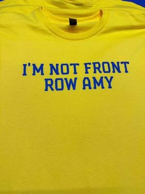 I’m NOT Front Row Amy shirts are available at Upursleeve.com ⚾️  #brewers #milwaukee #brewcrew #frontrow 