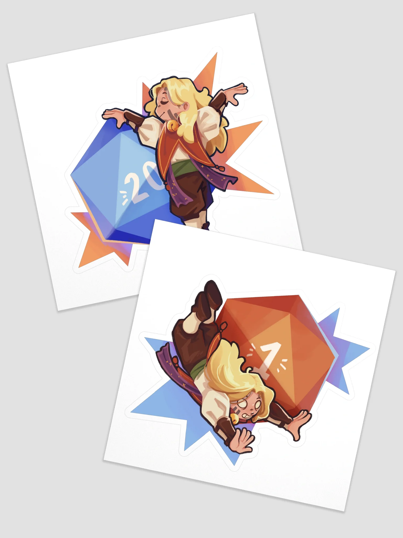 Nat20/Nat1 Sticker Set product image (1)
