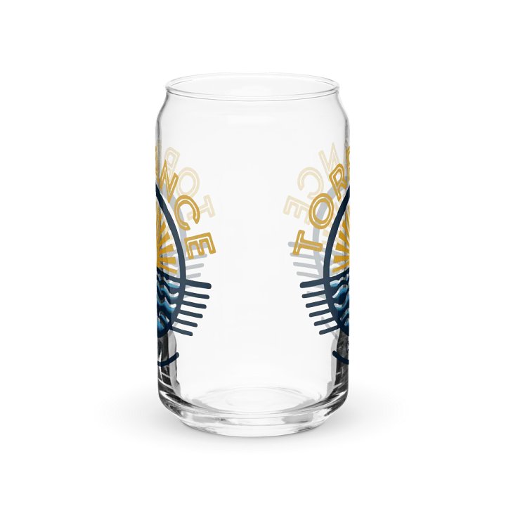 TUSD/CSEA Sun & Waves Can-Shaped Glass product image (2)