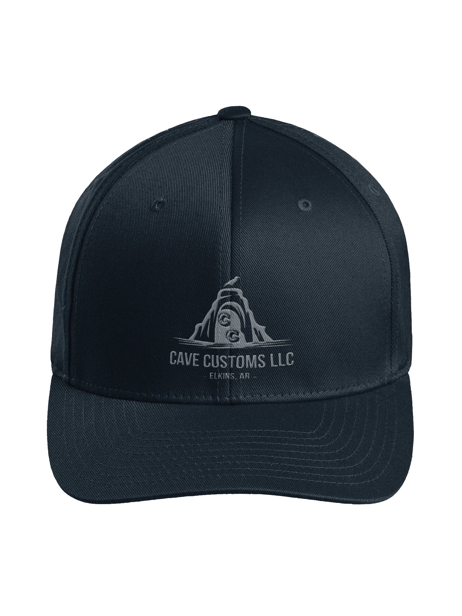 Cave Customs Gray Logo Flexfit Cap product image (3)