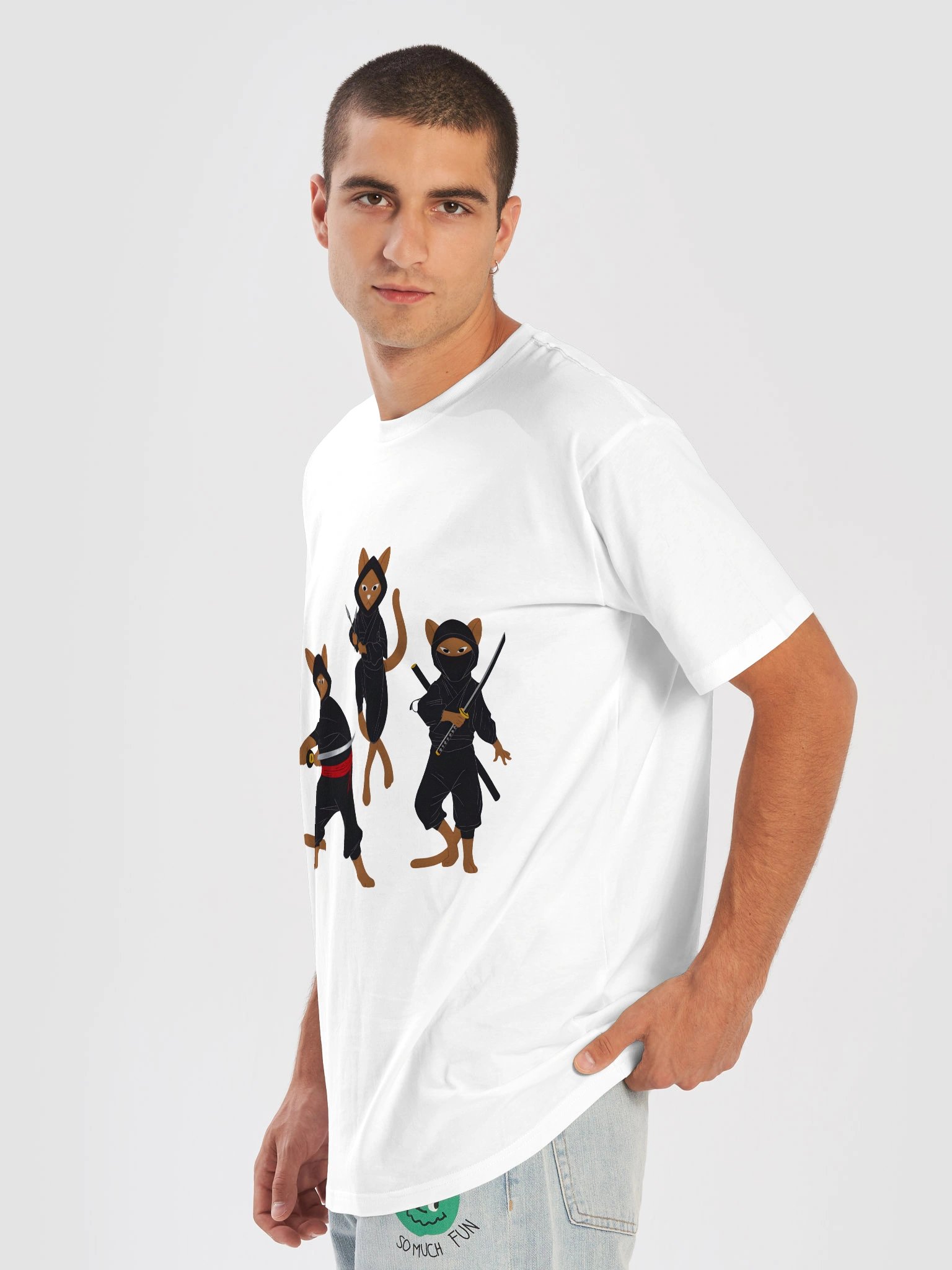 Ninja Cats Unisex Premium T-Shirt product image (20)