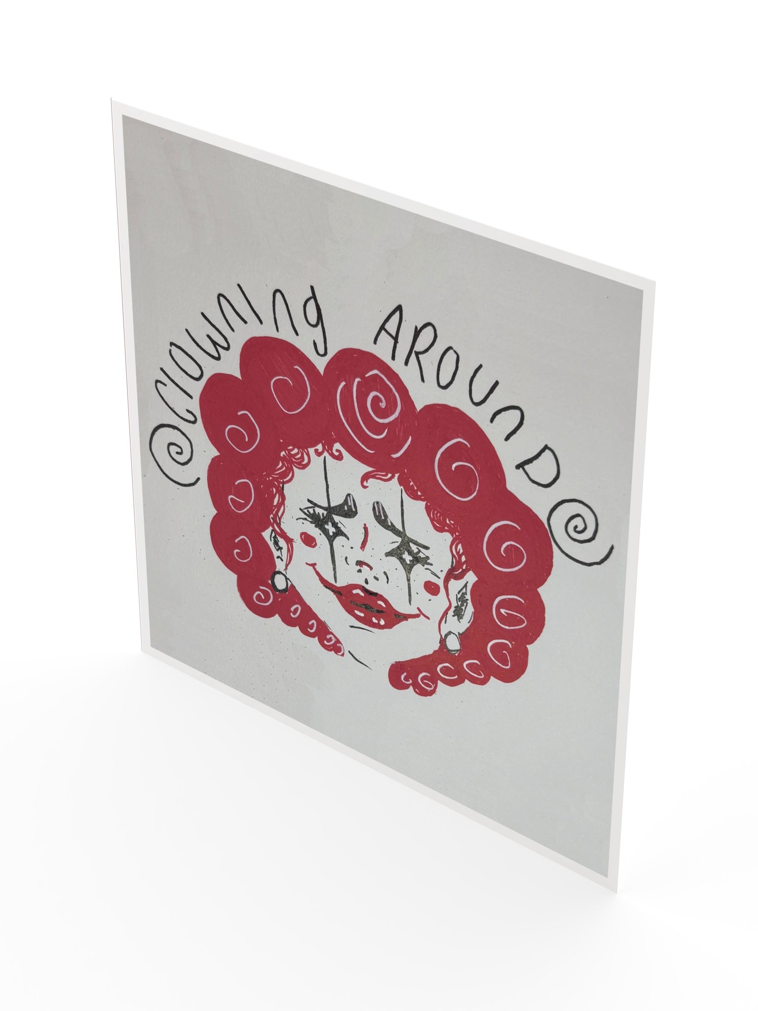Clowning Around Hand-Drawn Poster product image (8)