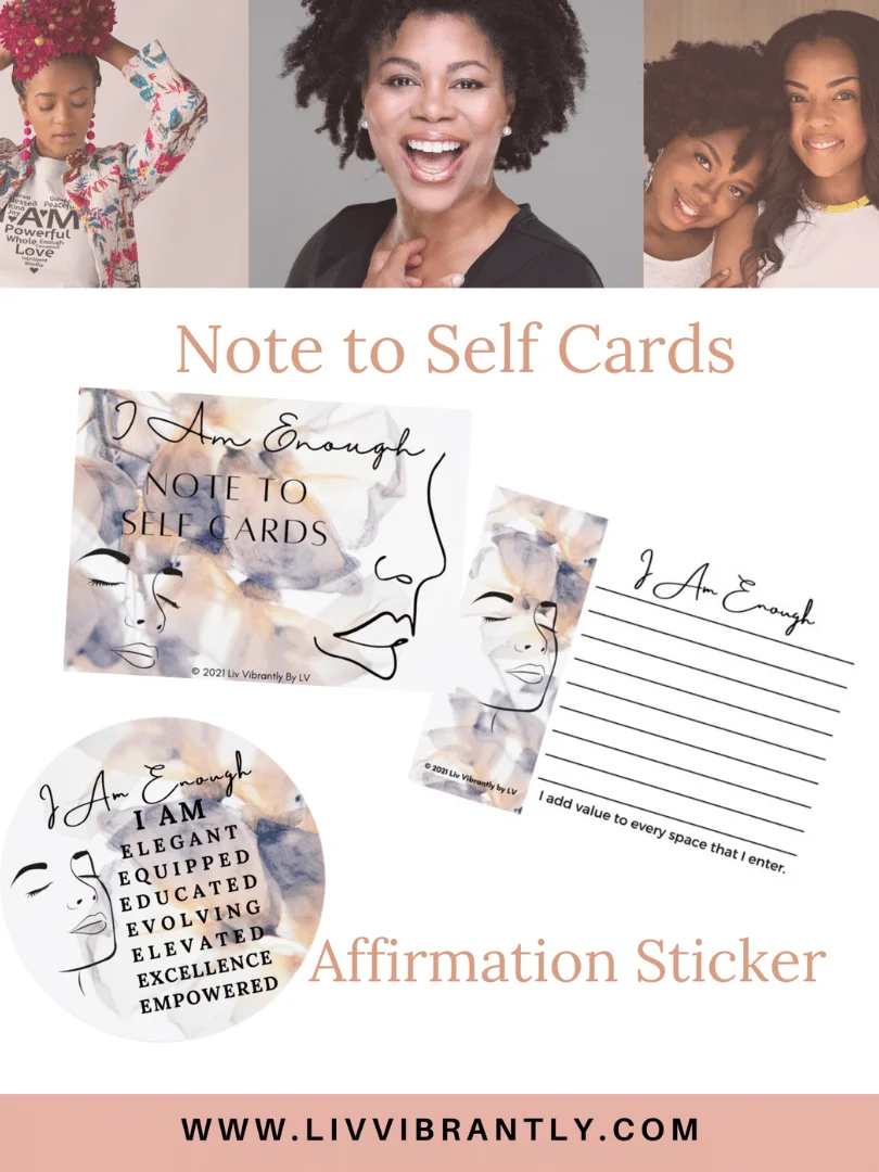 I Am Enough Note To Self Cards product image (1)