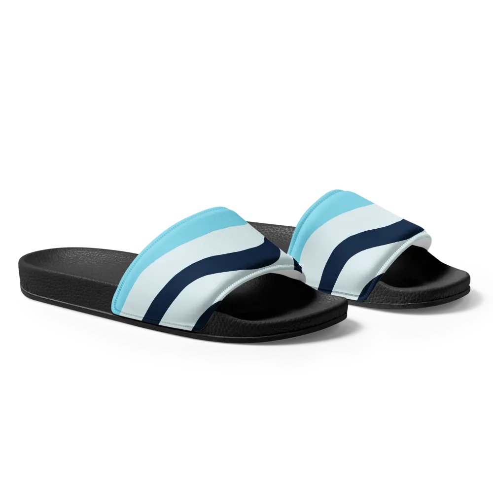 Blue Sunset Waves Women's Slides product image (12)