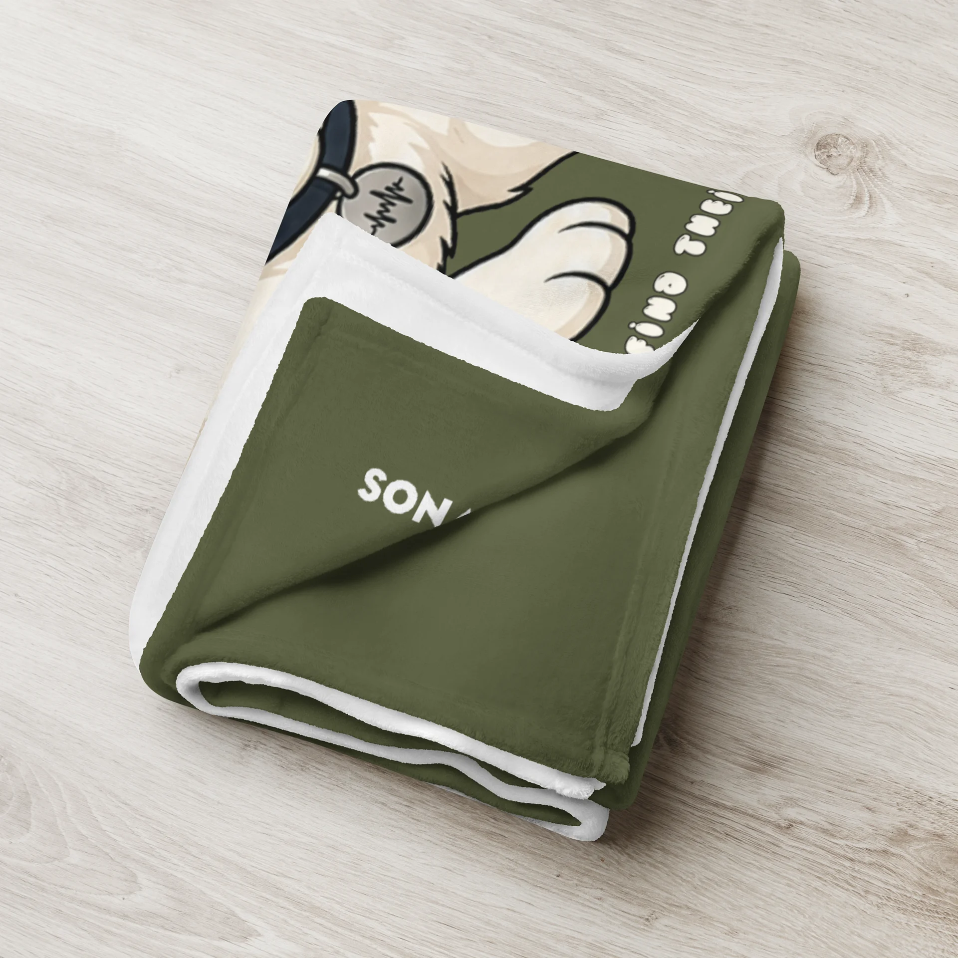 Sonance Dog Throw Blanket (Play) Saratoga Green product image (3)